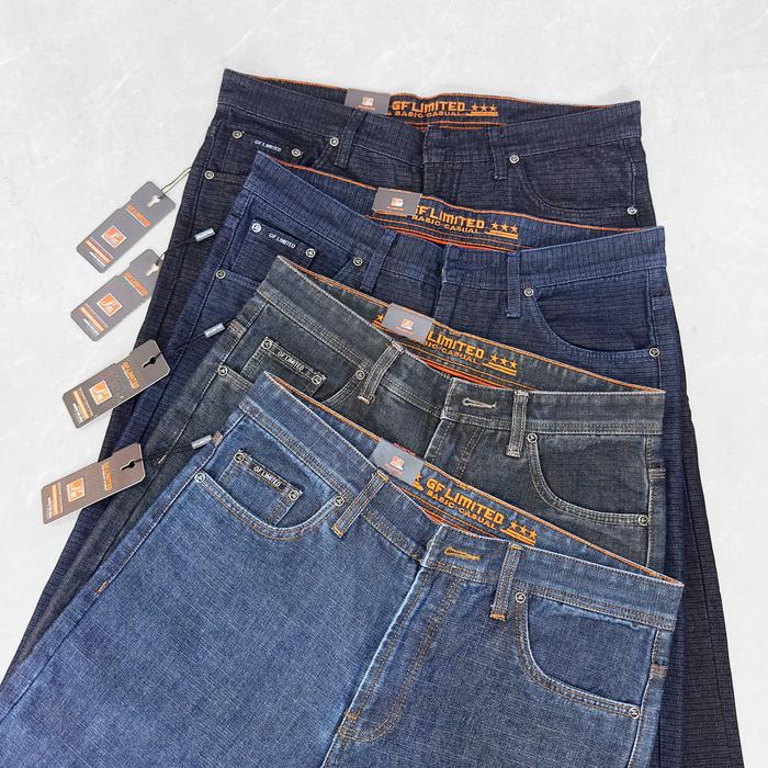 GF.LIMITED Celana Jeans Pria Serat Ring Broken Jeans Premium Quality