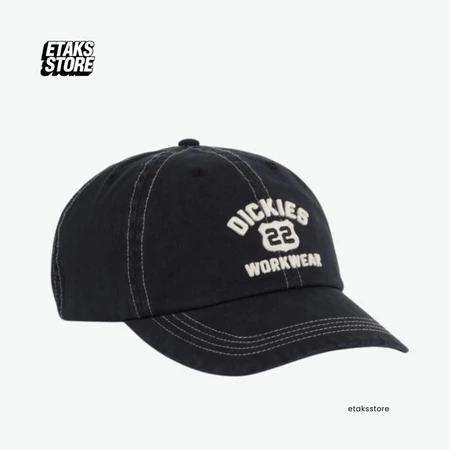 Topi Dickies Grimsley Cap Hat Black | Strapback Snapback Jockey | Original Resmi