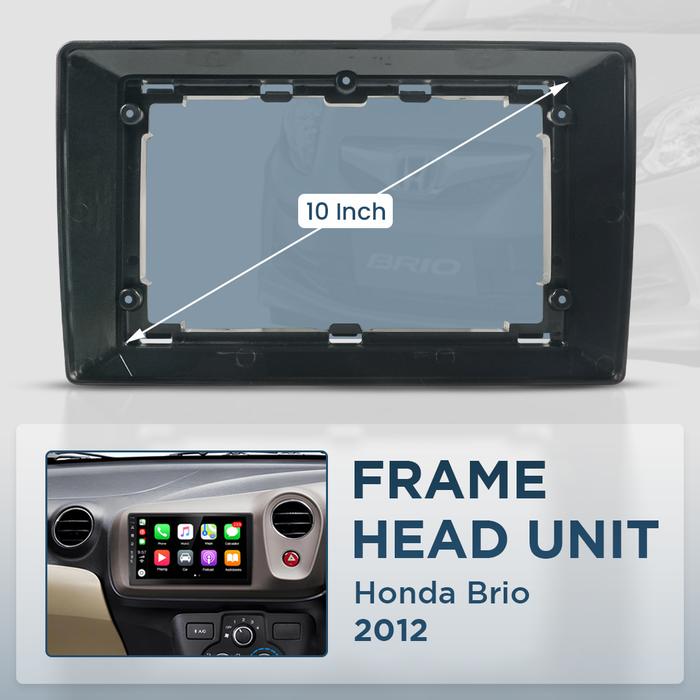 Mtos Jakarta - Frame Head Unit Mobil | Panel Audio Honda Brio | Aksesoris Interior Mobil