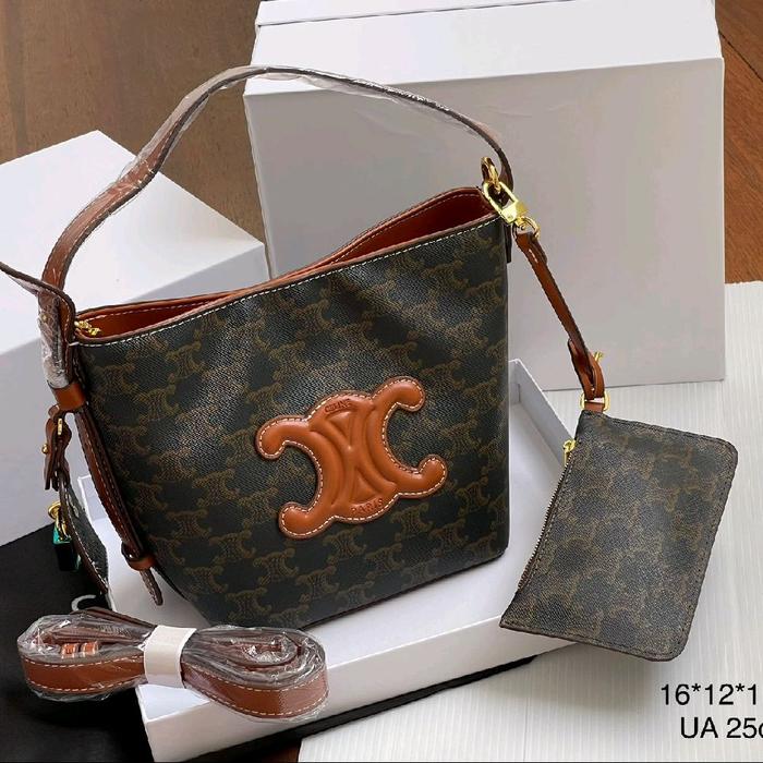 Tas Wanita Slingbags dengan Desain Khas Ukuran 16*12*1 UA 256