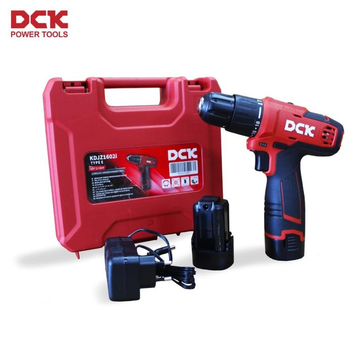 DCK KDJZ1602iE Bor Cordless Driver / Hammer Drill Baterai 16v