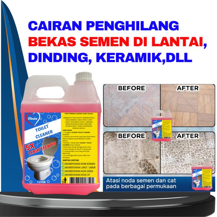 Pembersih Noda Cat Dan Semen DiKeramik Cairan Pembersih Keramik Kamar Mandi Penghilang Kerak Keramik