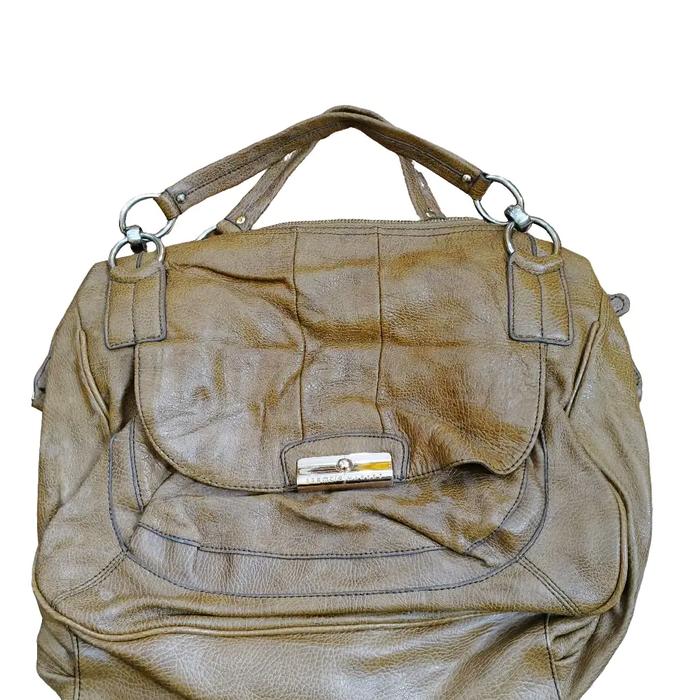 Ssamzie Market Oversized Scloucy Tan Shoulder/Tote Bag