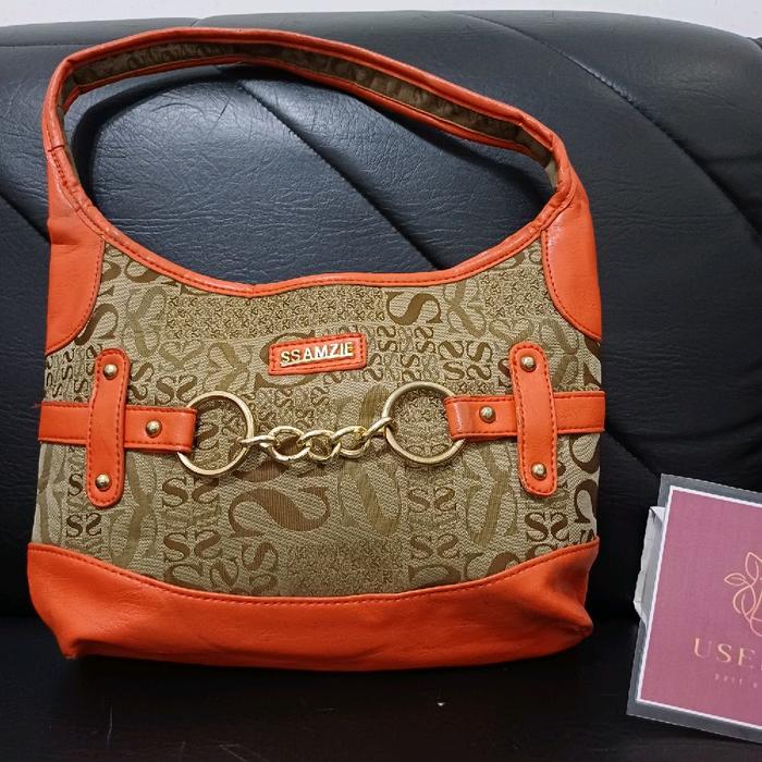Preloved Second Bekas Tas Kecil Ketiak Ketek Orange Oren Ssamzie
