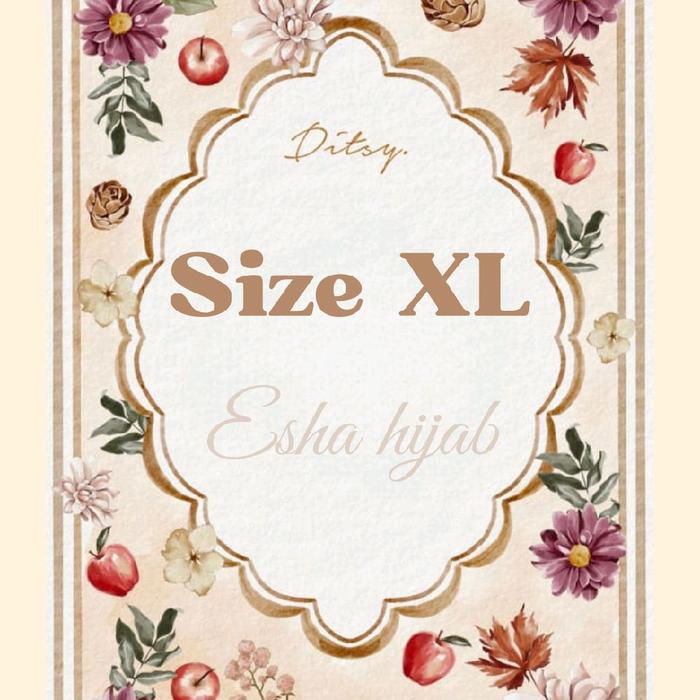 GAMIS DITSY TERBARU SIZE XL