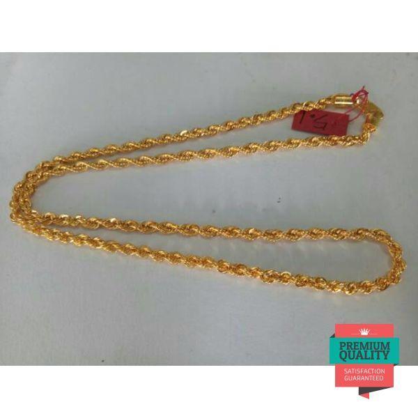MURAH KALUNG EMAS ASLI KADAR 700 MODEL KOREA ELEGAN - BERAT 5 GRAM