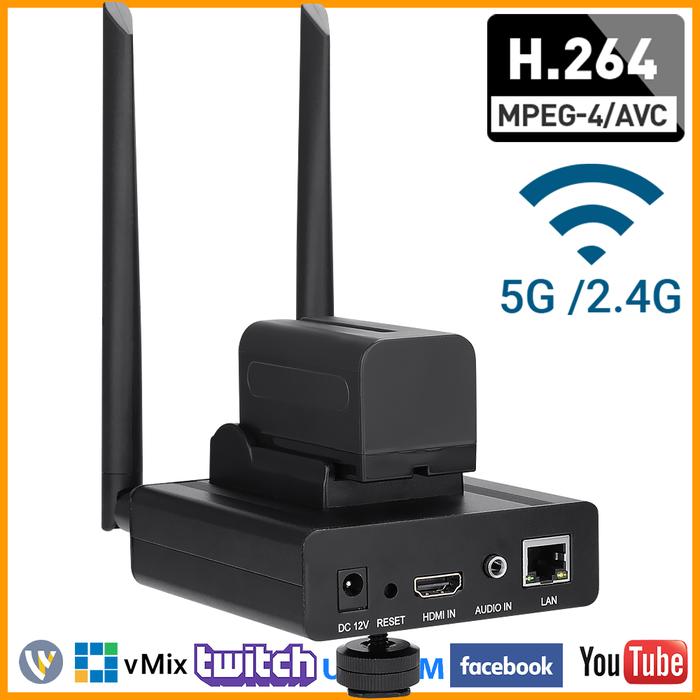 HEVC H.265 MPEG4 H.264 HD Wireless WIFI HDMI IP Encoder for IPTV Live