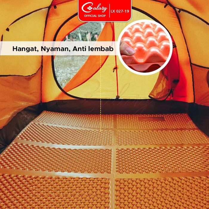 SPEEDS Matras Lipat Duduk XPE Polos Olahraga Matras Camping Kasur Tidur Gunung Empuk Berstandar SNI 
