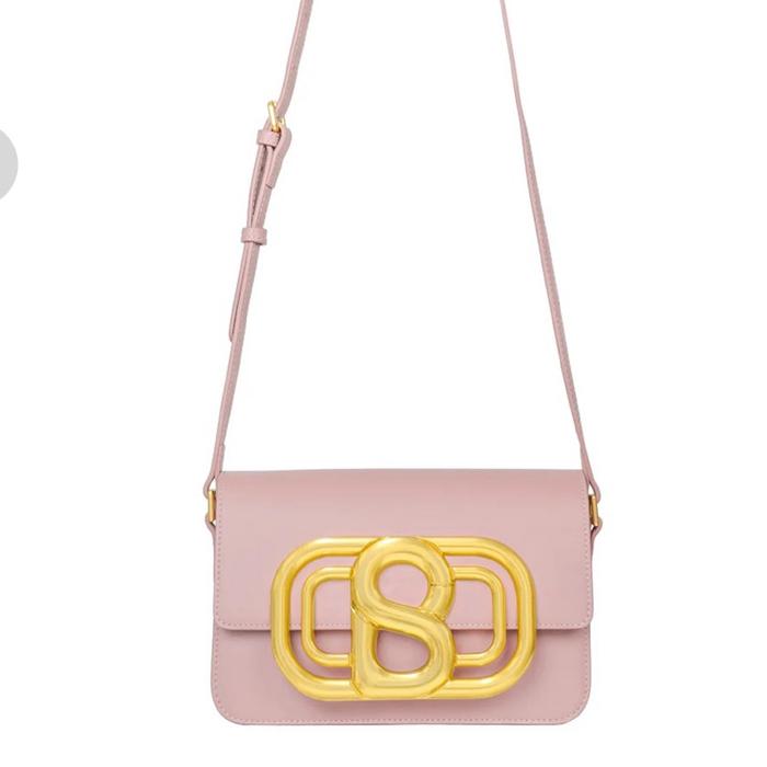Briana Leather Bag - Mauve