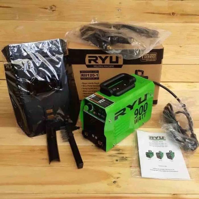 MESIN LAS LISTRIK / TRAFO LAS / INVERTER IGBT 900 WATT RYU RII 120-1