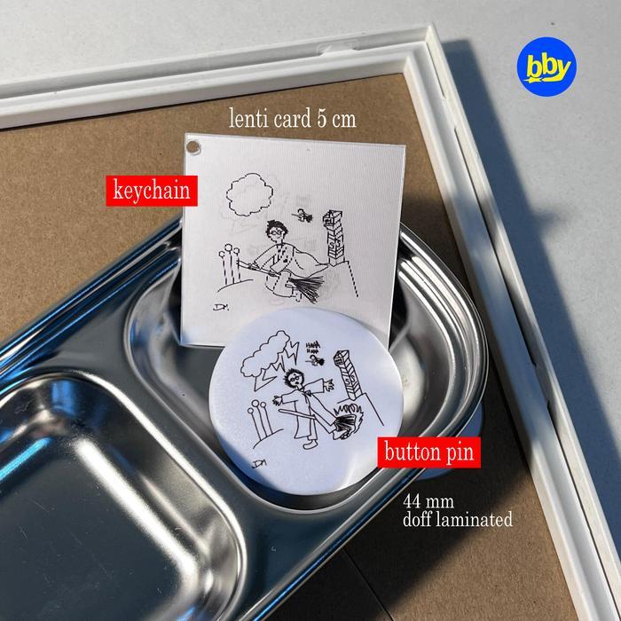 OOPS! Magic Harry, Draco, Remus Lupin Keychain Fanmerch unofficial by bibyol - Harry, keychain