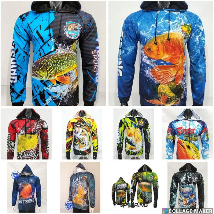 KAOS JERSEY MANCING-BAJU KAOS MANCING MANIA BERTOPI 2 GRADE ORI-JEMPER HOODIE MANCING