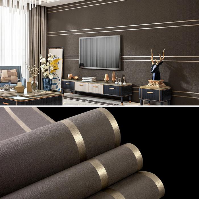 3d Wallpaper Modern Simple Striped Pattern Living Room Tv Background