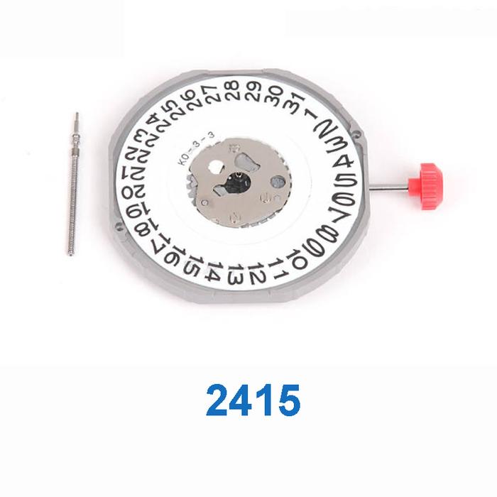 NEW Imported Japanese 2415 Quartz Movement 2035 Series Men's Large Calendar Movement Watch Mouvement
