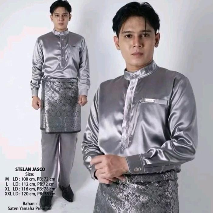 SET MELAYU COWO+SONGKET-SETELAN TELUK BELANGA PRIA-BAJU ADAT M representadfundingeficior PRIAргument