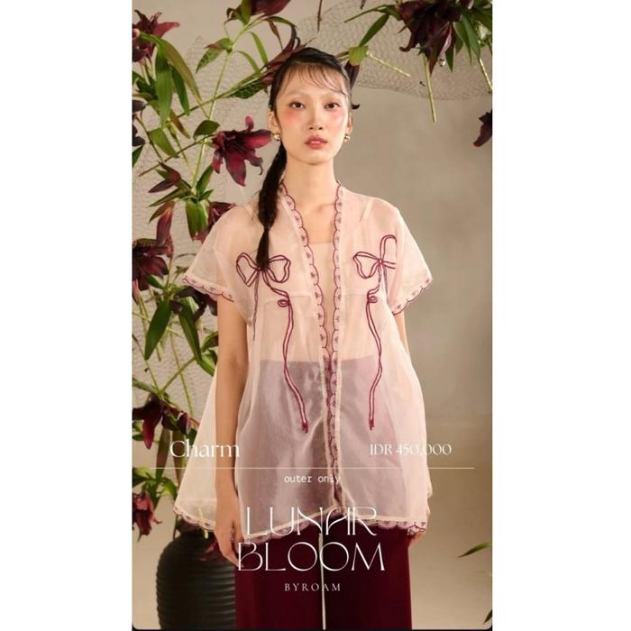 CHARM OUTER TOP - OUTER Modern - OUTER CASUAL, PARTY LACE  BYROAM | Atasan DAILY DEWI ROAM SIGNATURE