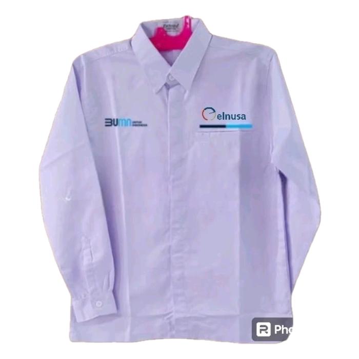 kantong 1 kemeja PT Elnusa baju PT Elnusa seragam PT Elnusa Pdh PT Elnusa baju kerja PT Elnusa kemej