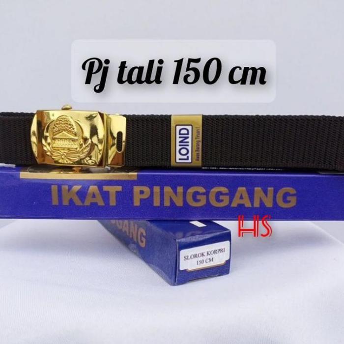 sabuk -+150 cm sabuk korpri sabuk asn sabuk pns ikat pinggang pegawai negeri ikat pinggang asn ikat 