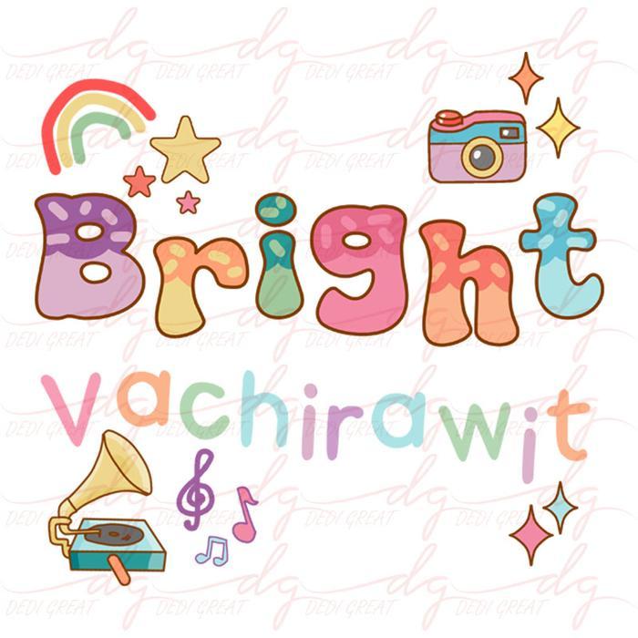 Totebag Aktor Thailand Nanom Ohm Pawat Bright Vachirawit Lucu Tas Serut Kanvas Wanita Aesthetic