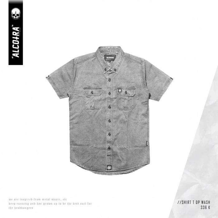 SHIRT T DP WASH || SHIRT TWILL DOUBLE POCKET STNWASH || KEMEJA ALCOTRA || ORIGINAL BRAND ALCOTRA SHI