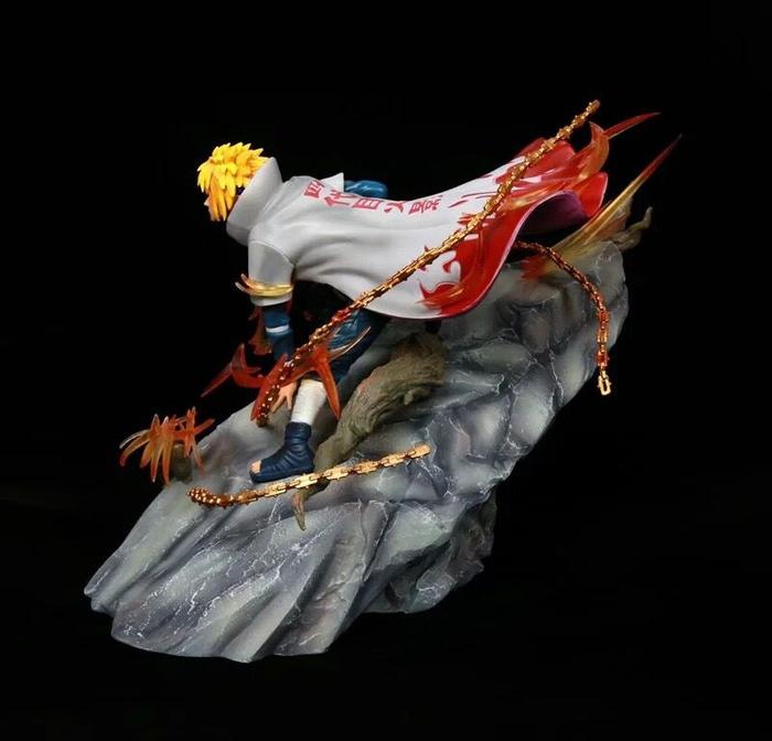 GK Naruto Namikaze Minato Action Figure Patung Batu Mainan Model