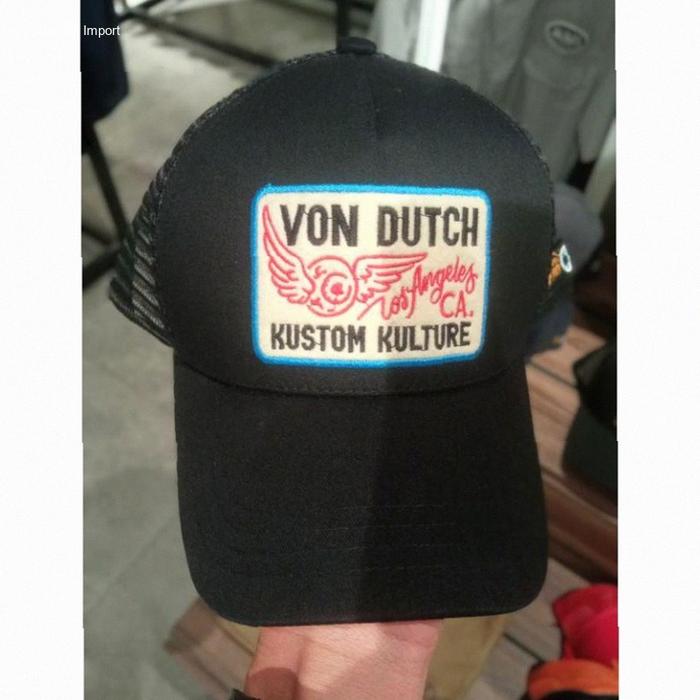 TOPI VON DUTCH ORIGINAL - TRUCKER - BLACK | Kekinian