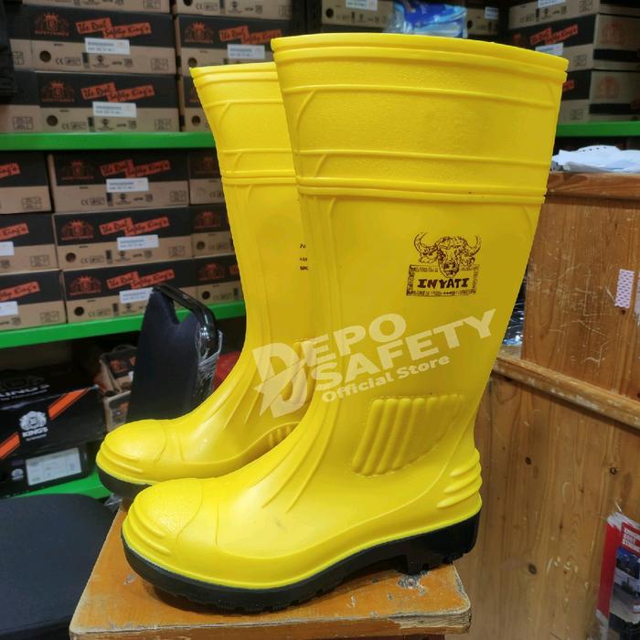 Sepatu Safety Boot Inyati Type F128N Original 100% | Safety Shoes Boot Inyati