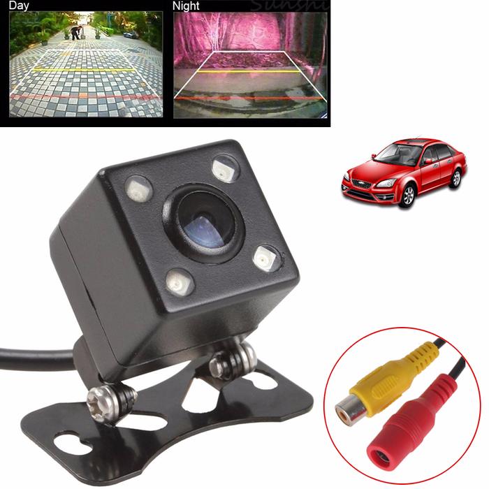 Waterproof Rear View Camera Wide Angle Car Back Reverse Camera CCD 4