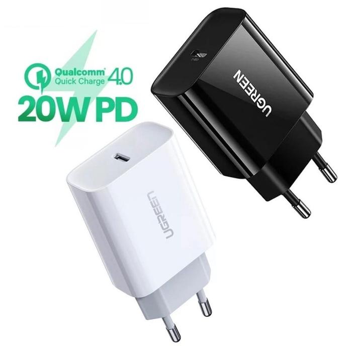 UGREEN CHARGER ADAPTOR 20W FAST CHARGE - RESMI
