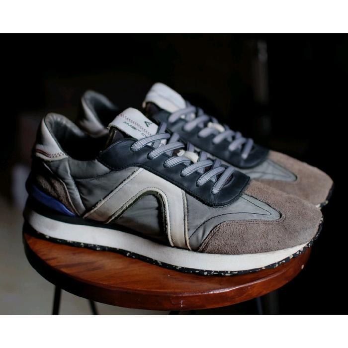 Sepatu Sneakers Ambitious Rhome Made in Portugal Leather Nylon Kulit Vintage not Boots Cortez Vans C