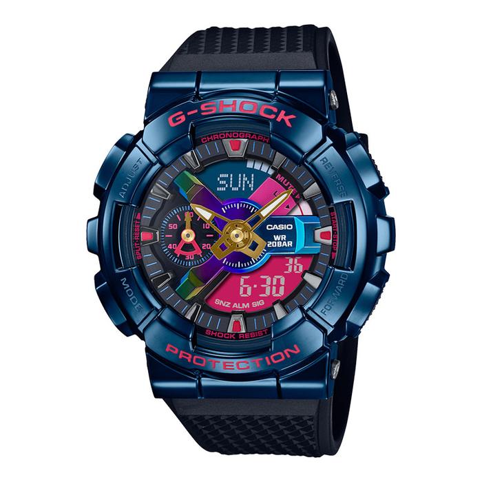 Jam Tangan Pria Casio G-Shock X Bearbrick GM-110SN-2APFS GM-110SN GM110SN Shanghai Night Series Blac