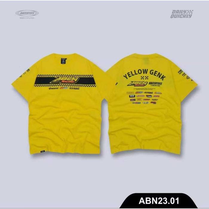 Ready Stock Kaos Racing Hell Kaos Aben Racing Yellow Genk Fullprint