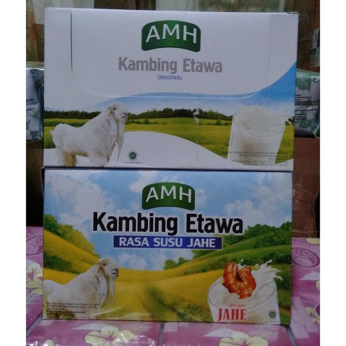 SUSU KAMBING ETAWA AMH ORIGINAL DAN JAHE - SUSU ETAWA ISI 10 SACHET / SUSU KAMBING ETAWA AMH JAHE