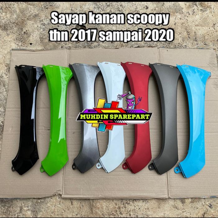 cover front R sayap kanan body depan scoopy esp K93 2017/2018/2019 sampai 2020