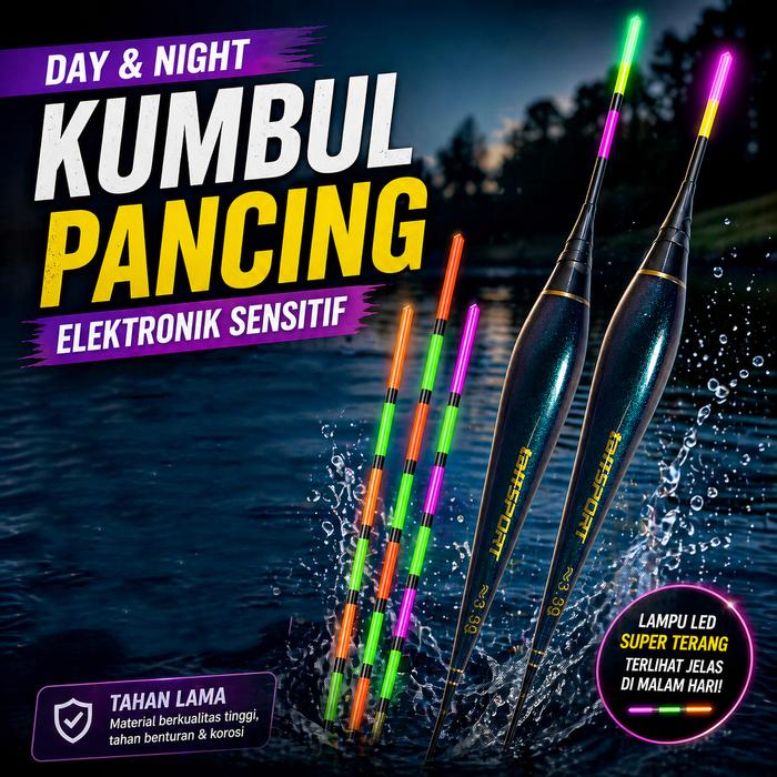 MalakuMall | Pelampung Pancing LED | Luminous Fishing Float 1 PCS | Aksesori Mancing Malam