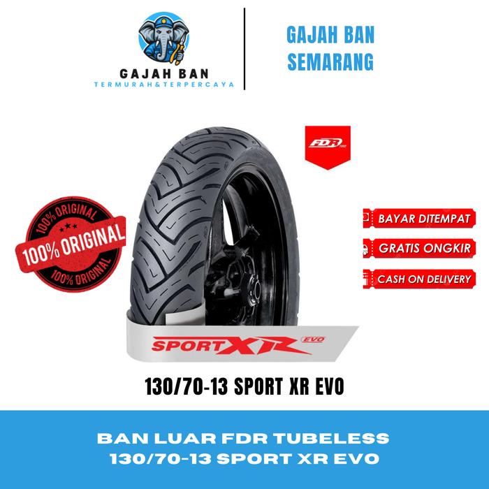 Ban Luar Tubelless FDR BL 130/70-13 FDR Ban Belakang Yamaha Nmax