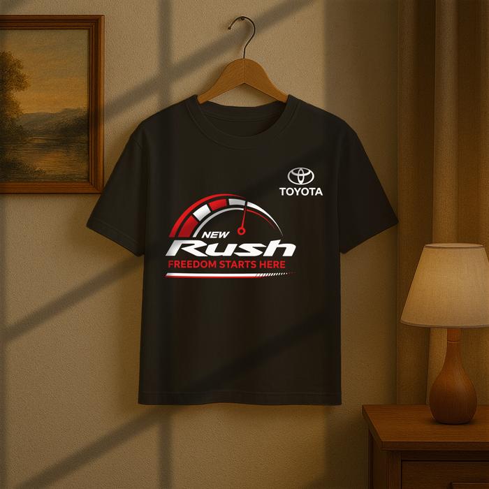 Kaos Distro Anak Mobil Toyota New Rush Freedom Starts Here Kaos Logo Mobil Racing Style Sablon Premi