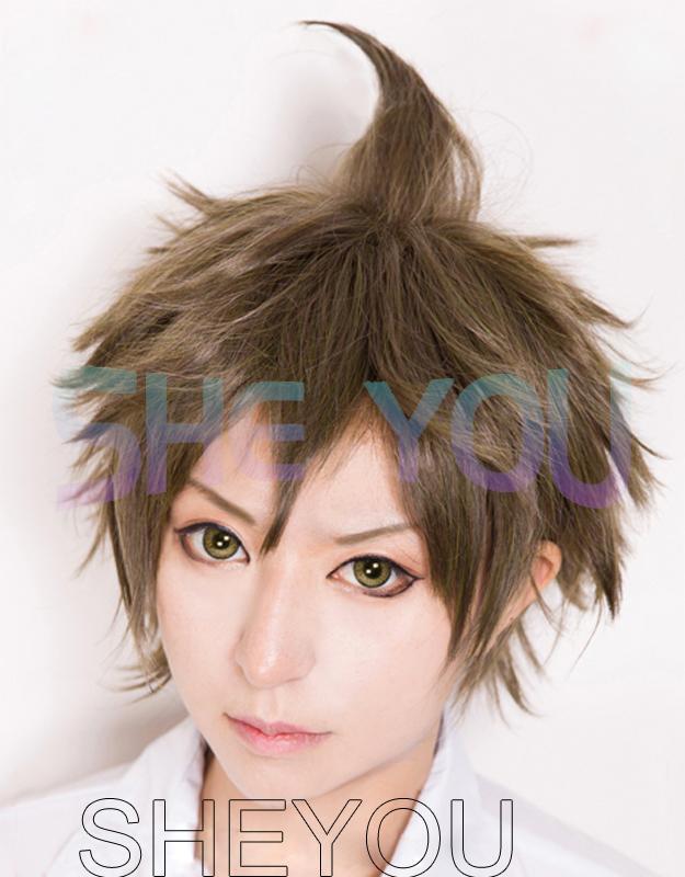 Super Dangan Ronpa 2 Danganronpa Hajime Hinata Wig Heat Resistant
