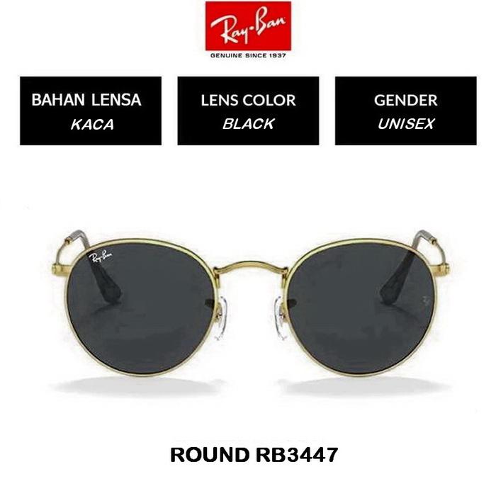 Rayban round metal rb3447 original