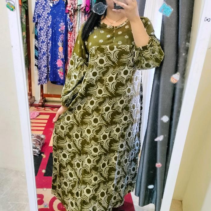 Daster panjang Long dress Qonita batik