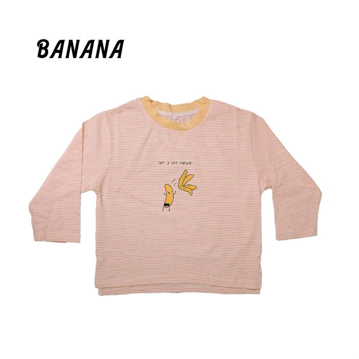 Banana - Kaos anak model Banana/Baju atasan anak banana bkk
