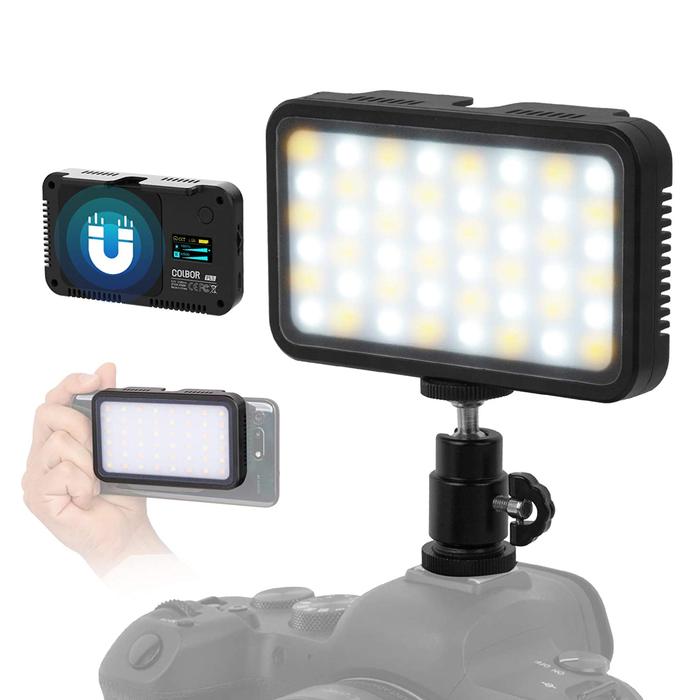 COLBOR PL5 LED Video Light 2700K-6500K Fill Light Dimmable 6 Scene