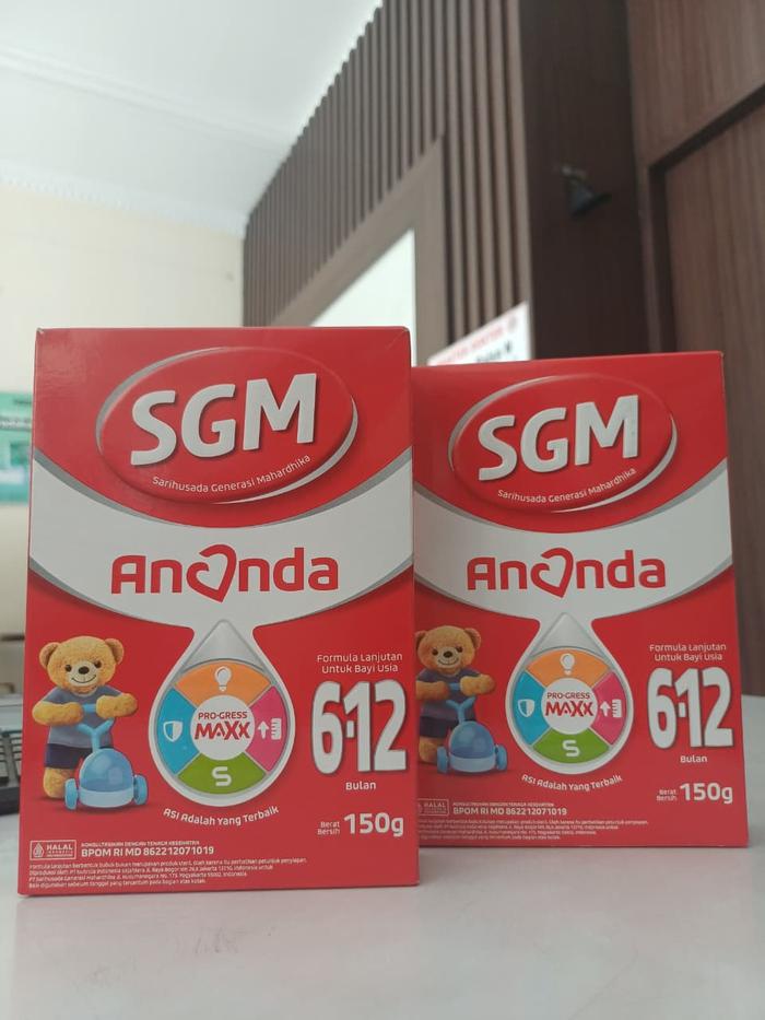 SGM ANANDA 6 -12 150GR GR PERBOX susu formula bayi bubuk