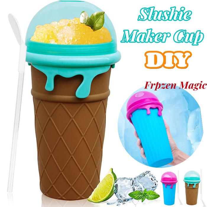 Capacity Slushy Cup Summer Squeeze Homemade Juice Water Bottle