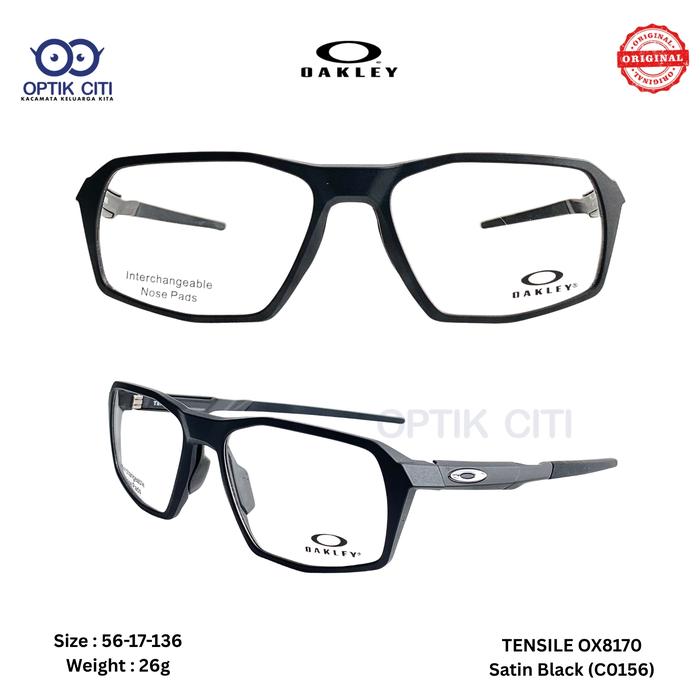 Frame Kacamata Pria Oakley Tensile OX 8170 - C 0156 Satin Black Original
