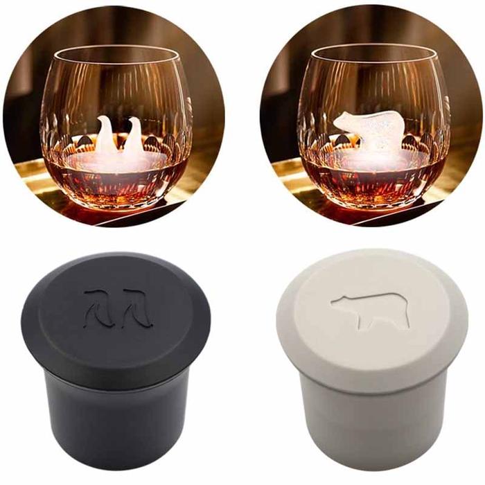 2Pc 3D Three-Dimensional Ice Sculpture Polar Animals Ice Mould Polar