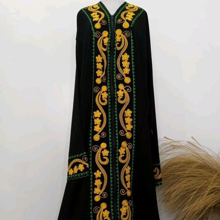 abaya blus arap ziper size dewasa mukena abaya sholat by Jihan salsa