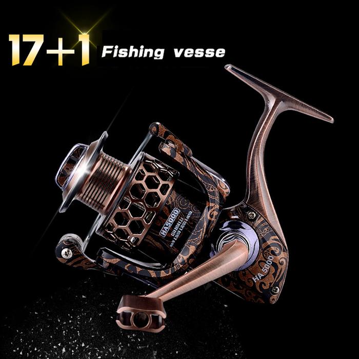 All-Metal Fishing Reels Spinning Reel Reel round Sea Fishing Rod
