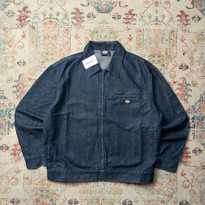 DICKIES DETROIT BOXY JACKET DENIM INDIGO ORIGINAL