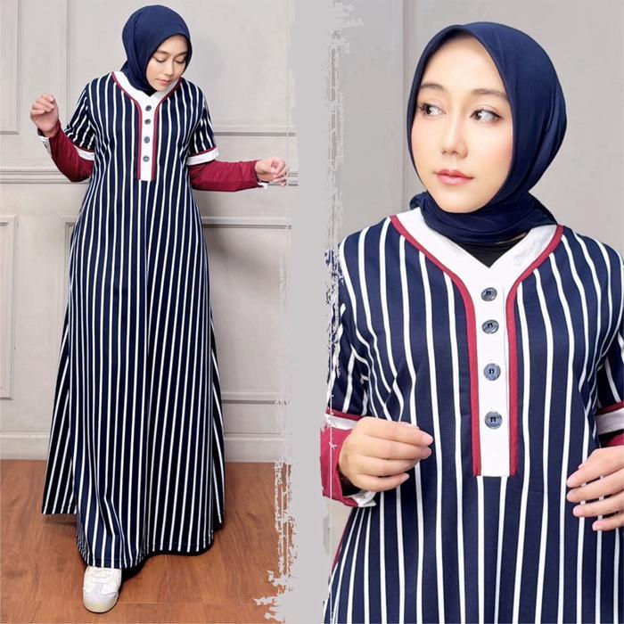 MOZHA SHAFURA. Cloth - Candy Sporty DRESS Bahan Candy Terry Halus Lembut Nyaman Gamis Sporty Branded